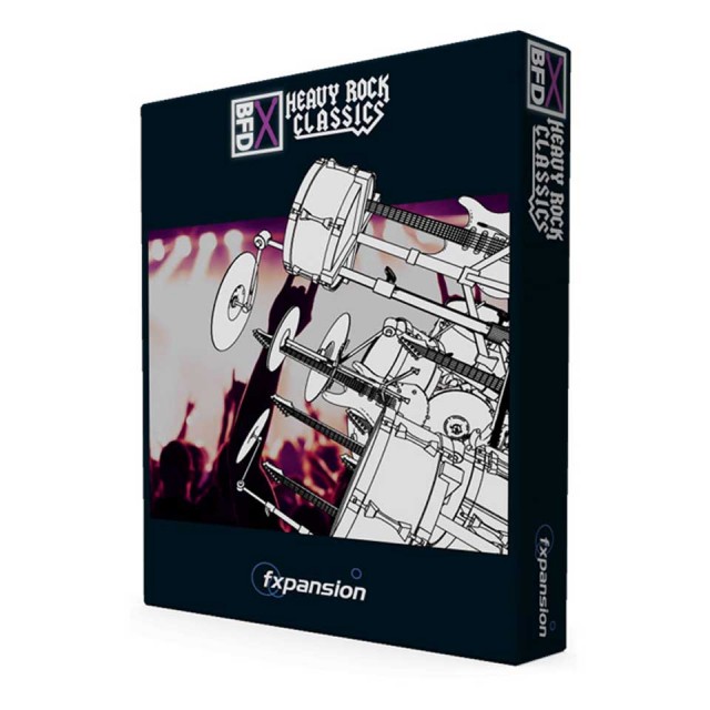 FXPansion/BFD3 Groove Pack: Heavy Rock Classics【～05/04 期間限定特価キャンペーン】【オンライン納品】【BFD拡張】