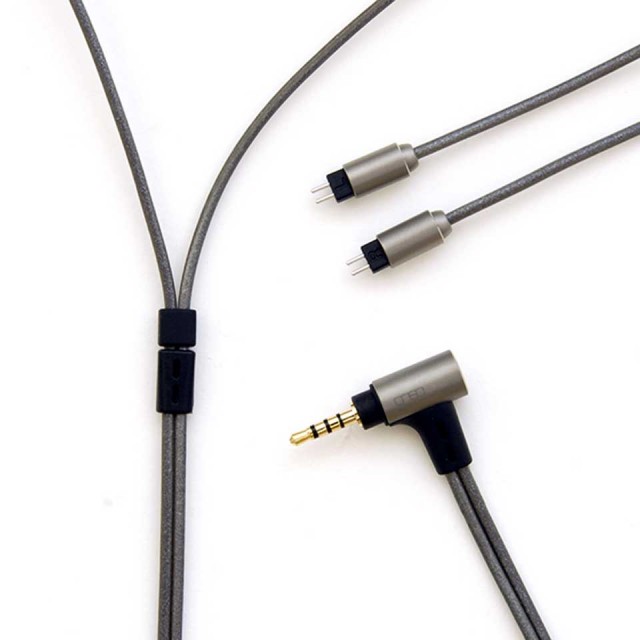 onso/iect_04 イヤホンケーブル 2pin-2.5mm4極 1.2m【IECT_04_BL2C_120】