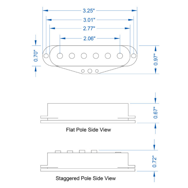 LOLLAR PICKUPS/64 Sixty-Four【Staggered / Set】【お取り寄せ商品】