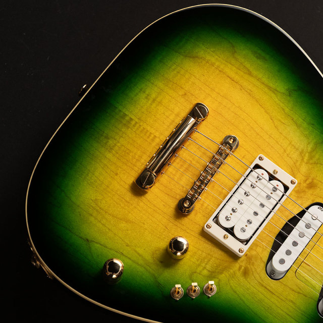 GW最終価格　Kz Guitar Works クリーンブースター 訳アリ Kz Guitar Works SS-1 Deluxe Green Burst（新品）【楽器検索デジマート】