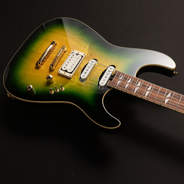 Kz Guitar Works/SS-1 Deluxe Green Burst【在庫あり】