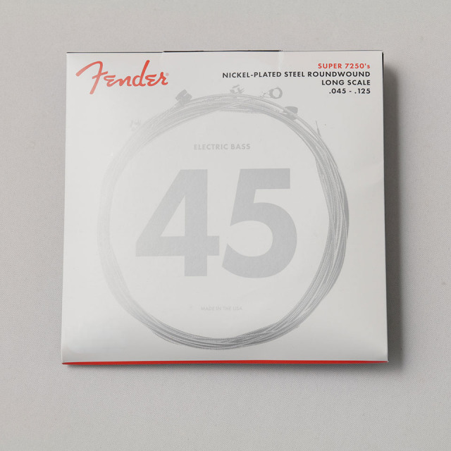 Fender/7250 Bass Strings Nickel Plated Steel Long Scale 7250-5M .045-.125 Gauges (5)【在庫あり】