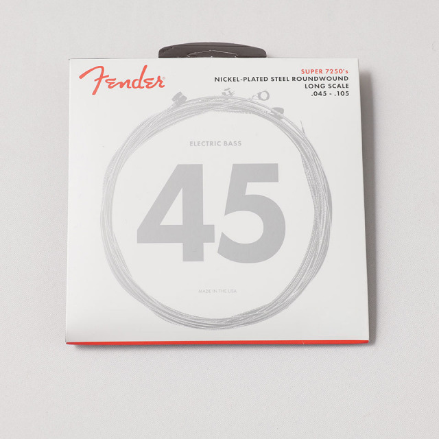 Fender/SubSonic 7250M Bass Strings, Nickel Plated Steel, Long Scale, .045-.105 Gauges【在庫あり】