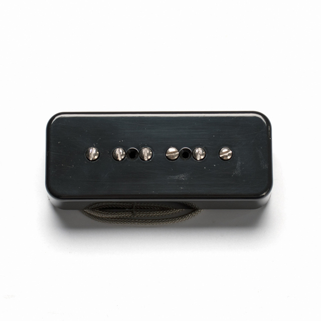 LOLLAR PICKUPS/P-90 Soap Bar Standard Bridge Black【在庫あり】