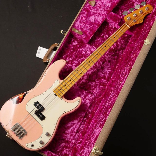 Shabat Guitars/Panther Bass Shell Pink Over Burst【在庫あり】【2608G1】
