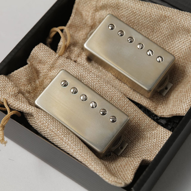 Total Gravy Guitarworks/Early PAF Set, Black, Raw nickel, No potted, No aged【在庫あり】