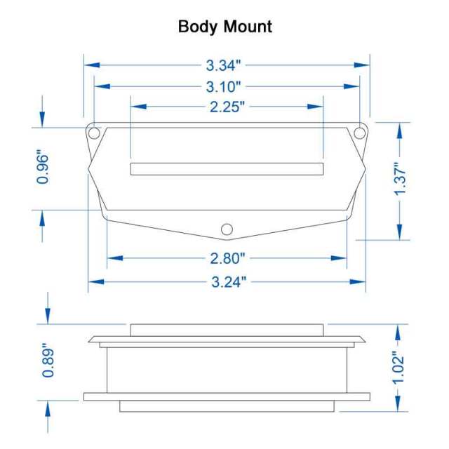 LOLLAR PICKUPS/Charlie Christian Tele Neck【Black】【お取り寄せ商品】
