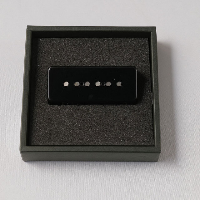 JUNTONE PICKUPS/Alnico Rod Soap Bar Bridge Black【在庫あり】