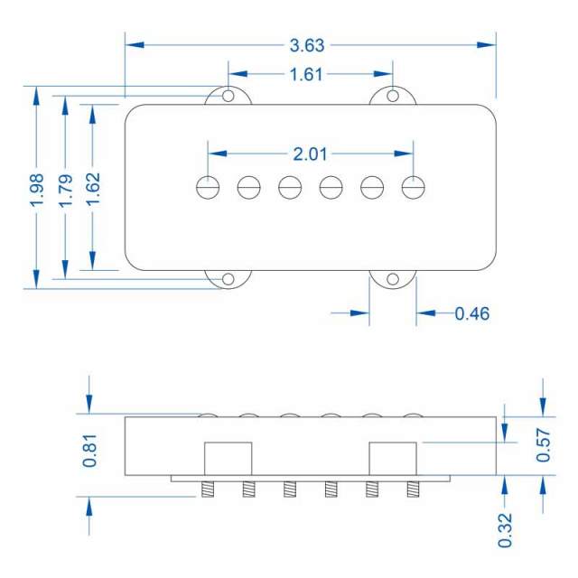 LOLLAR PICKUPS/P-90 Jazz Master【Set】【お取り寄せ商品】