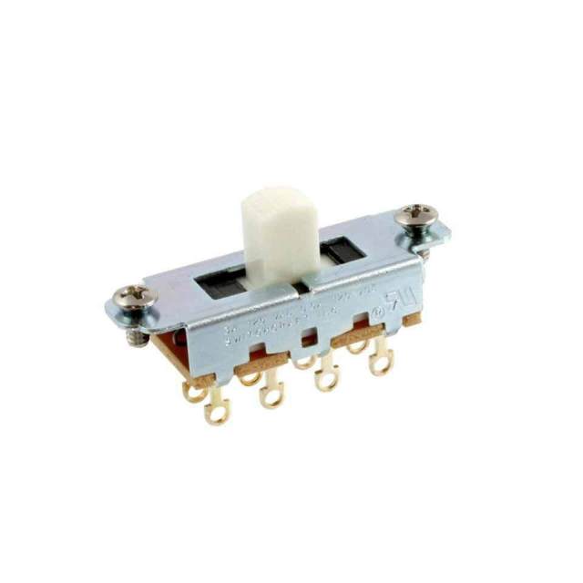 ALLPARTS/Switchcraft White On-Off-On Slide Switch【1012】【在庫あり】【2506P1】