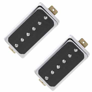 LOLLAR PICKUPS/Novel 90【Chrome Cover / Matte Black / Set】【お取り寄せ商品】