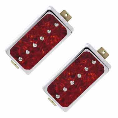 LOLLAR PICKUPS/Novel 90【Chrome Cover / Tortoise / Set】【お