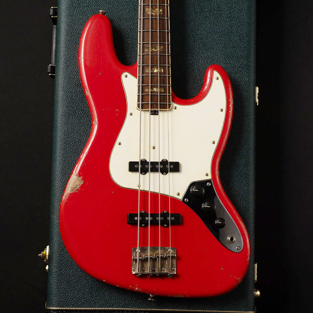 Shabat Guitars/Cougar Bass Fiesta Red Matching Head【在庫あり】