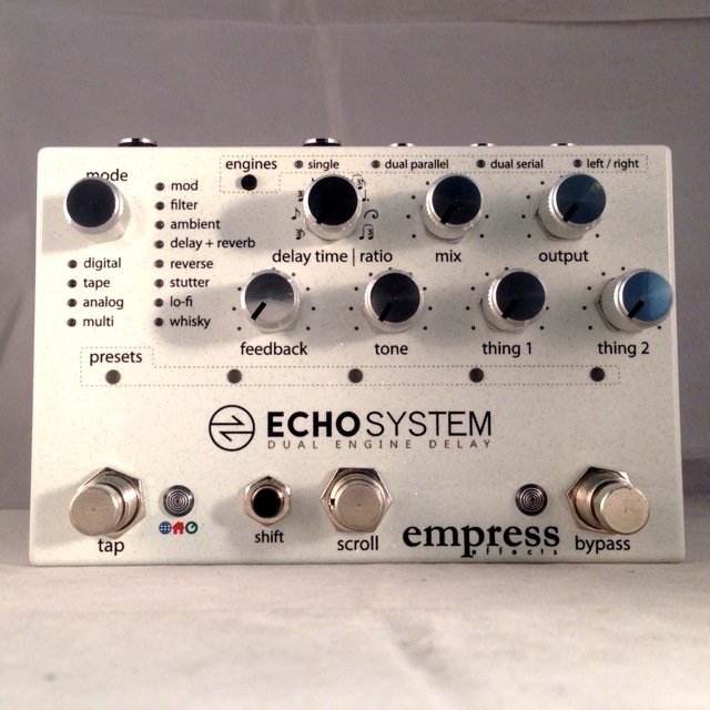 Empress ECHO SYSTEM 超高性能／高音質ディレイペダル Empress Effects Echosystem（エンプレスエフェクツ）ディレイ