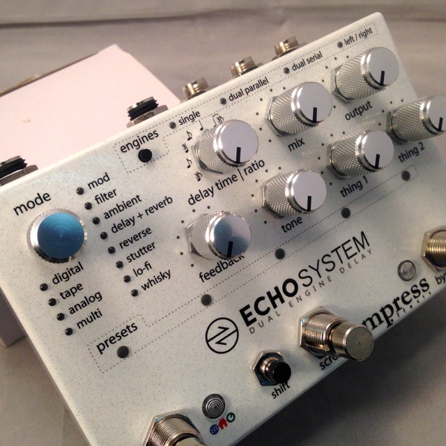 Empress ECHO SYSTEM 超高性能／高音質ディレイペダル Empress Effects Echosystem（エンプレスエフェクツ）ディレイ