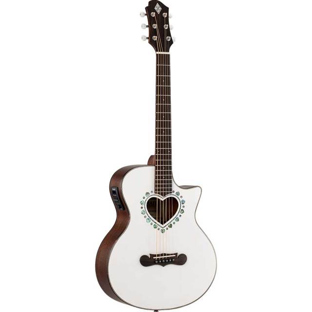Zemaitis/CAM-90HCW (Gloss White Abalone)【お取り寄せ商品】