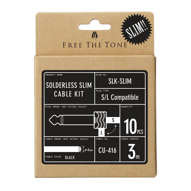 FREE THE TONE ソルダーレスパッチケーブルセット Free The Tone CU-5050用ソルダーレスプラグキット [Lプラグ10個