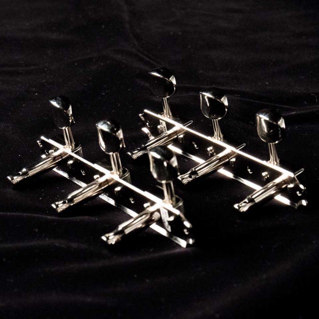 Birdland/3連ペグ メタルノブ ブラスシャフト【119-04-005】【お