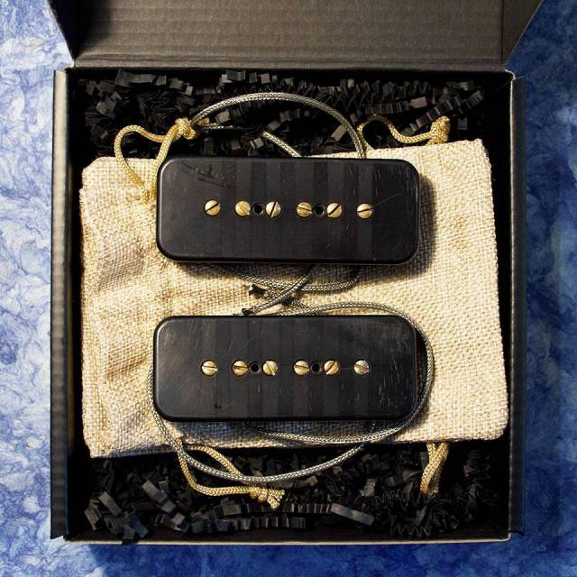 Total Gravy Guitarworks/Early P-90 SB Set (Aged / Black)【お取り寄せ商品】