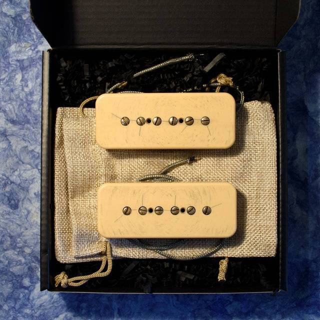 Total Gravy Guitarworks/Late P-90 Set SB (Aged Cream)