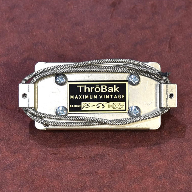 Throbak/DS-55 MXV BRIDGE Buffed Raw Nickel A4 7.9k Short leg