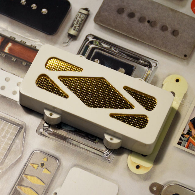 Curtis Novak Pickups/JM-GF Neck Partiment Gold stipple (ジャズ