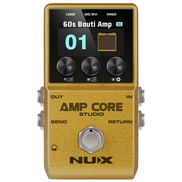 NUX/Amp Core Studio -Amp Modeler & IR Pedal-【在庫あり】