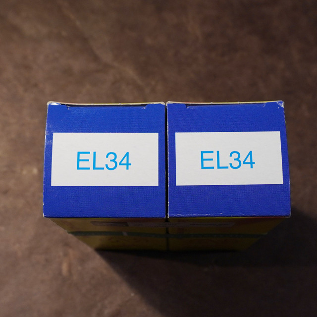SHINOS/JJ EL34 ペア (Shinos マッチング) Tube 真空管 EL34【在庫あり】