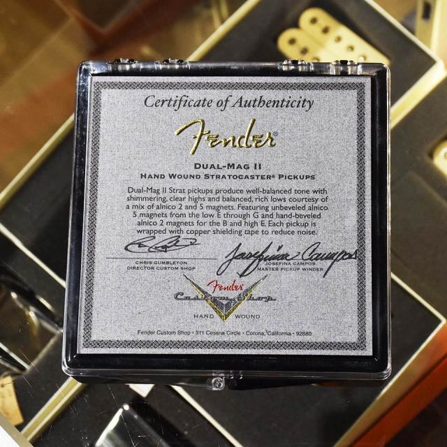 Fender Custom Shop/Josefina Hand Wound Dual Mag II Stratocaster Pickups【在庫あり】