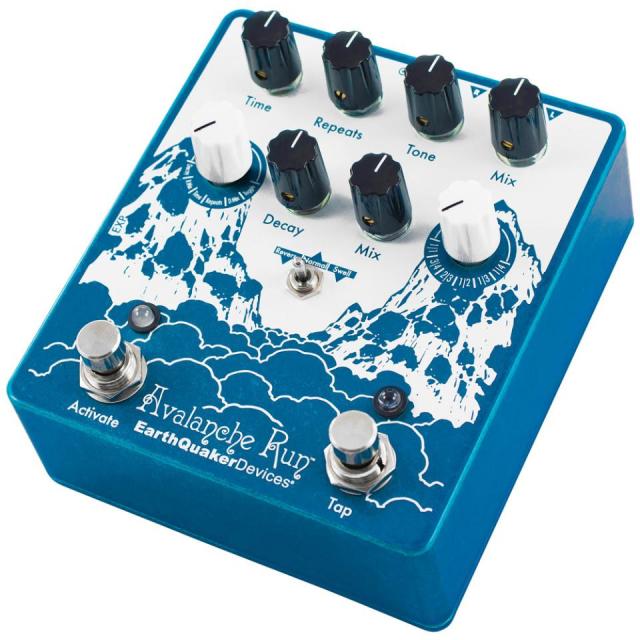 ギター Avalanche Run EarthQuaker Devices Avalanche Run タップテンポ付きステレオディレイ&リバーブ