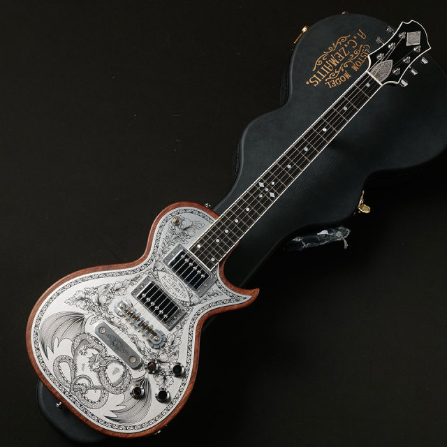 Zemaitis/MFG-AC-24 Dragon & Heart (Natural)【お取り寄せ商品】