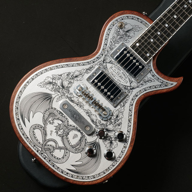Zemaitis/MFG-AC-24 Dragon & Heart (Natural)【お取り寄せ商品】