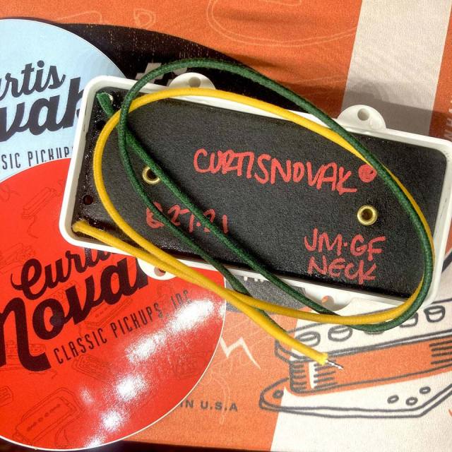 Curtis Novak Pickups/JM-GF Diamond Neck【White Cover】【Gold