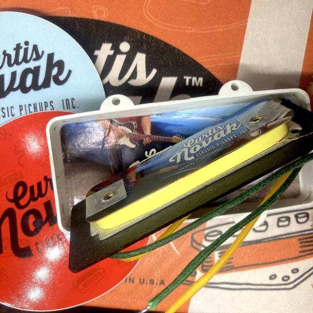 Curtis Novak Pickups/JM-GF Diamond Neck【White Cover】【Gold