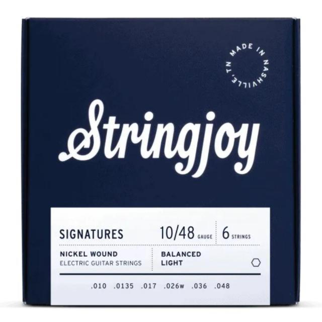 Stringjoy/Signatures Balanced Light Gauge (10-48) Nickel Wound Electric Guitar Strings【お取り寄せ商品】