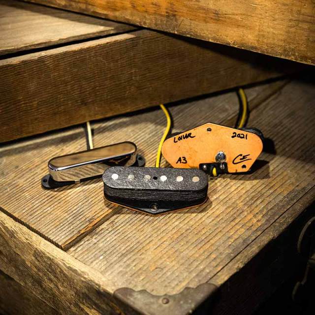 LOLLAR PICKUPS/Alnico 3 Tele Set【Chrome/Staggard】【在庫あり】