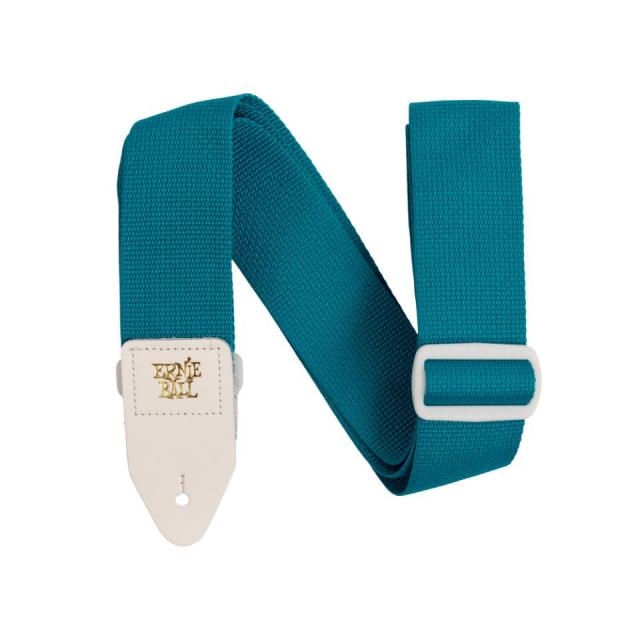 ERNIE BALL/5349 POLYPRO STRAP Teal/White【在庫あり】