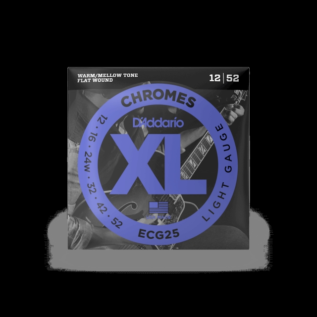 D'Addario/ECG25 012-052 フラットワウンド【在庫あり】