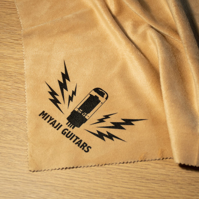 LIVE LINE/Miyaji Guitars Original Wiping Cloth ワイピング クロス (Beige/ベージュ)【在庫あり】