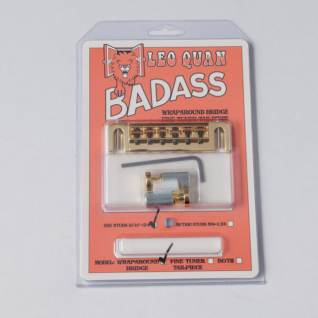 ALLPARTS/Leo Quan Badass Wraparound Guitar Bridge with SAE Locking