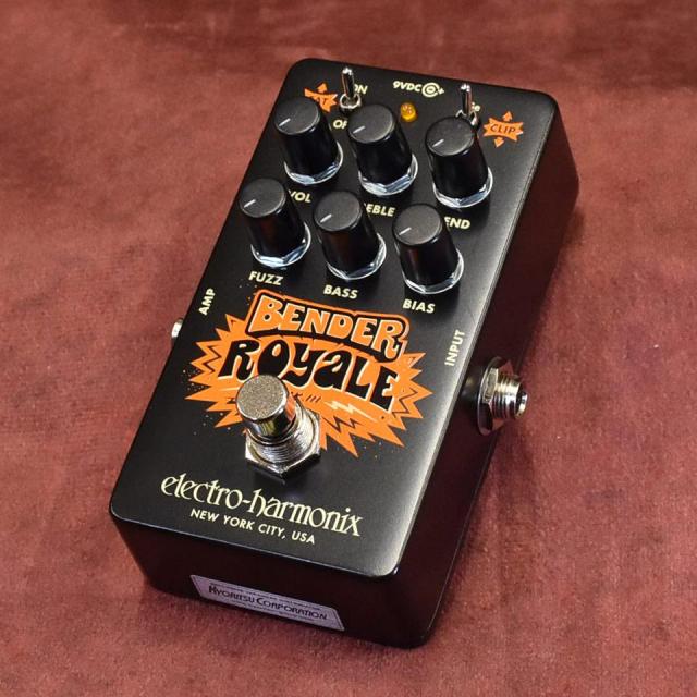 ギター ELECTRO-HARMONIX Bender e Electro-Harmonix Introduces the Bender Royale Germanium Fuzz