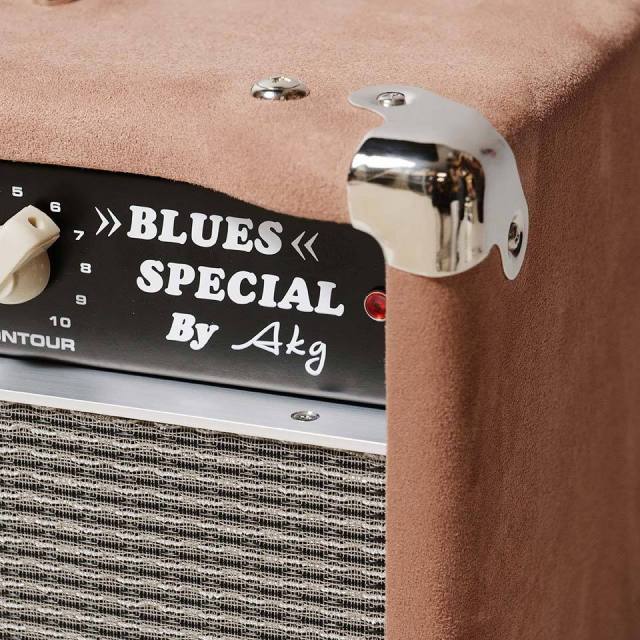 AKG Sound Design/Blues Special 50W Head Dogwood Suede Silver Grill