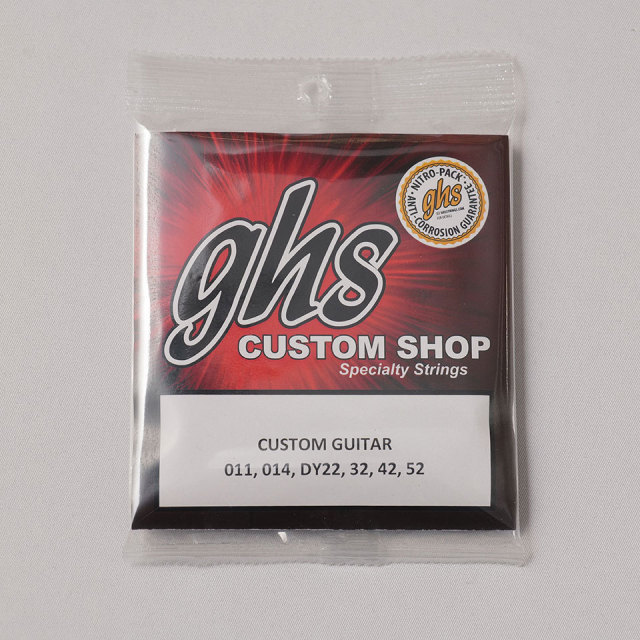 ghs CUSTOM SHOP/Custom Guitar Set (Wound 3rd) 11-52【在庫あり】