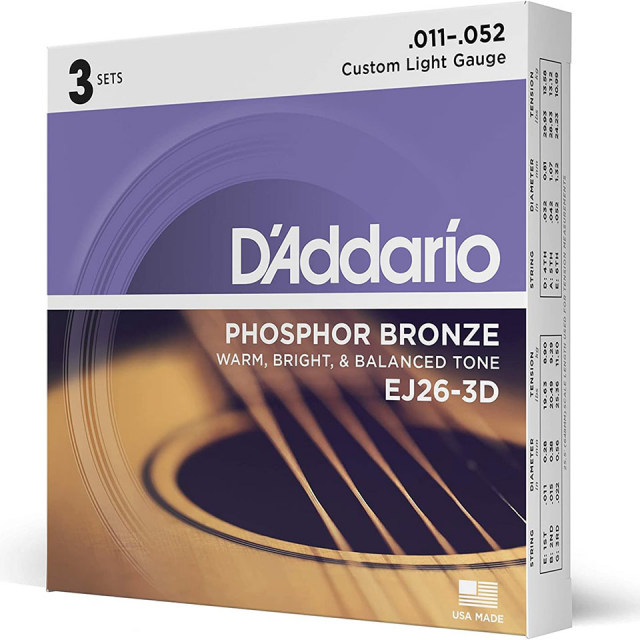 D'Addario/EJ26-3DBP【在庫あり】