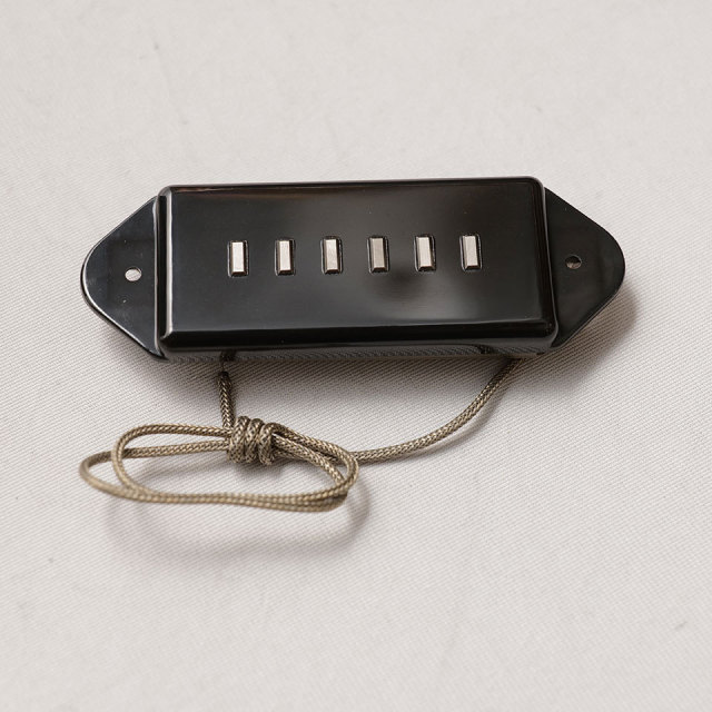 LOLLAR PICKUPS/P-90 Staple Dogear Bridge Black【在庫あり】