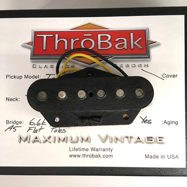 ThroBak/T-54 MXV- ThroBak Tele Guitar Pickup / Bridge / Aged【お取り寄せ商品】