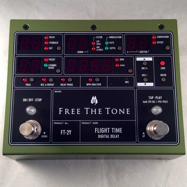FREE THE TONE FLIGHT TIME FT-1Y デジタルディレイ（Free The