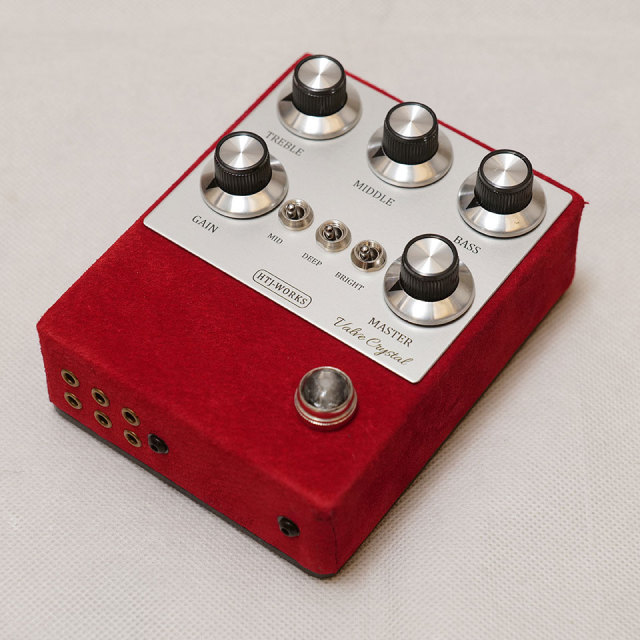 HTJ-WORKS/Valve Crystal 12AX7 Tube Preamp Silver Top Dark Red Suede【在庫あり】