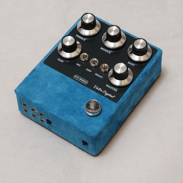 HTJ-WORKS/Valve Crystal 12AX7 Tube Preamp Black Top Dark Blue