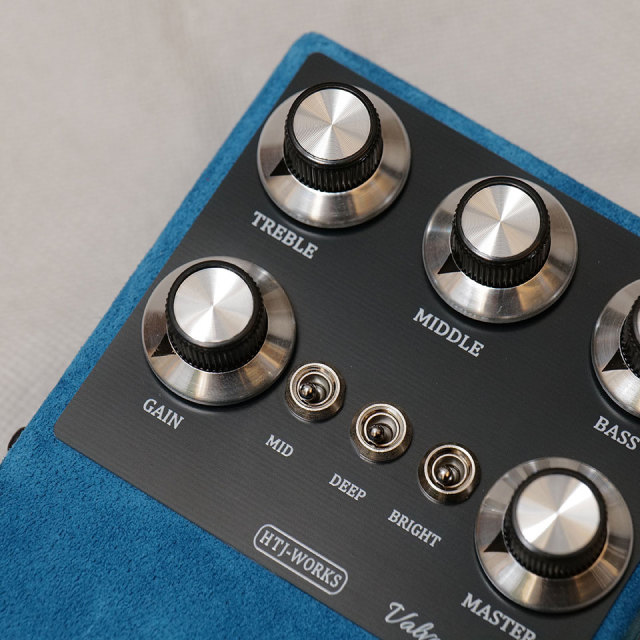 HTJ-WORKS/Valve Crystal 12AX7 Tube Preamp Black Top Dark Blue